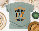 This Is What An Awesome Dad Looks Like Black graphic tee in Bay