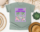 Zero Lesson Plans graphic tee in Bay
