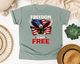Freedom Is Not Free Black graphic tee in Bay
