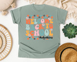 Welcome Back To School Nurse Graphic Tee graphic tee in Bay