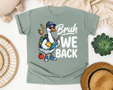 Bruh We Back Goose Light Print Graphic Tee graphic tee in Bay