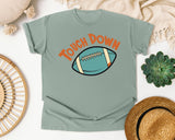 Touch Down Football Arch graphic tee in Bay