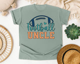 Football Uncle graphic tee in Bay