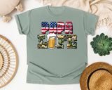 Papa Life Brown graphic tee in Bay
