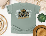 Dad Hardworking Strong Funny Loving Protector graphic tee in Bay