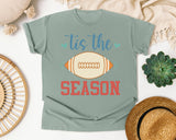 Tis The Season Football Cream graphic tee in Bay