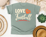 Love Football Script graphic tee in Bay
