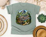 Trail Dad graphic tee in Bay