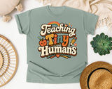 Teaching Tiny Humans Retro graphic tee in Bay