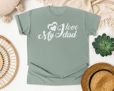 I Love My Dad Classic graphic tee in Bay