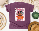 Touchdown Season Pink Helmet graphic tee in Berry