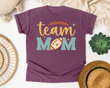 Team Mom Football graphic tee in Berry