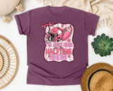 Im Just Here For The Halftime Show graphic tee in Berry