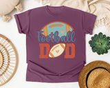 Football Dad Heart graphic tee in Berry