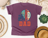 Football Dad Helmet 26 graphic tee in Berry