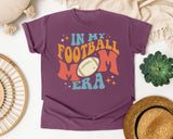 In My Football Mom Era graphic tee in Berry