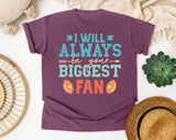 I Will Always Be Your Biggest Fan graphic tee in Berry