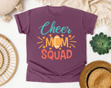 Cheer Mom Squad graphic tee in Berry
