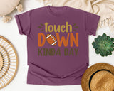 Touchdown Kinda Day graphic tee in Berry