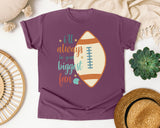 Ill Always Be Your Biggest Fan Ball graphic tee in Berry