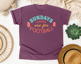 Sundays Are For Football graphic tee in Berry