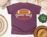 Game Day Vibes Ball graphic tee in Berry