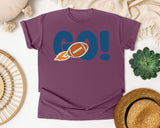 Go Football Rocket graphic tee in Berry