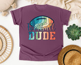 Football Dude graphic tee in Berry