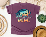 Football Mimi graphic tee in Berry