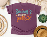 Sundays Are For Football Script graphic tee in Berry