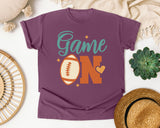 Game On Football graphic tee in Berry