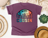 Football Cousin graphic tee in Berry