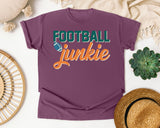 Football Junkie graphic tee in Berry