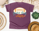 Game Day Vibes Script graphic tee in Berry
