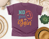 No Pain No Gain Football graphic tee in Berry