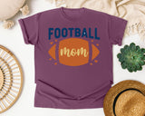 Football Mom Ball graphic tee in Berry