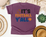 Its Football Yall graphic tee in Berry