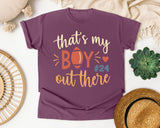 Thats My Boy Out There 24 graphic tee in Berry