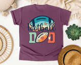 Football Dad Grey graphic tee in Berry