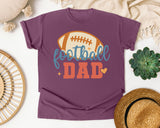 Football Dad Orange 2 graphic tee in Berry