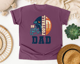 Football Dad Navy graphic tee in Berry