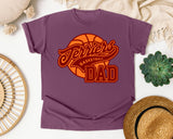 Terriers Basketball Dad graphic tee in Berry