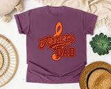 Terriers Marching Band Dad graphic tee in Berry