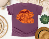 Terriers Soccer Dad graphic tee in Berry