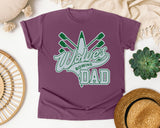 Wolves Rowing Dad graphic tee in Berry