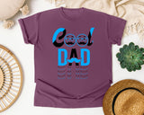 Cool Dad Blue 2 graphic tee in Berry