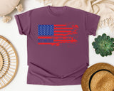 Best Dad Ever Red graphic tee in Berry