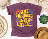 One Hundred Days Later graphic tee in Berry