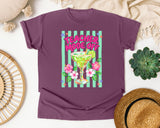 Teacher Mode Off Margarita graphic tee in Berry