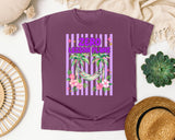 Zero Lesson Plans graphic tee in Berry